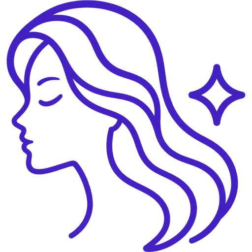 Illustration : ciseaux et peigne de coiffeur